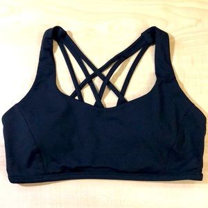 Lululemon never worn black sports bra in size 10
